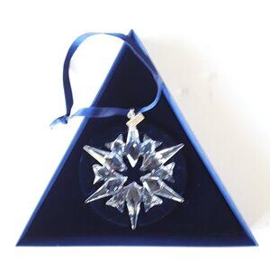 Swarovski 2007 Annual Crystal Snowflake/Star Holiday Ornament MIB